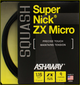 Moulinet à Cordes Ashaway SuperNick XL Micro Squash 18 - 1,15 Mm Orange