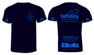 Trojans Squash | Men's T-Shirt | French Navy