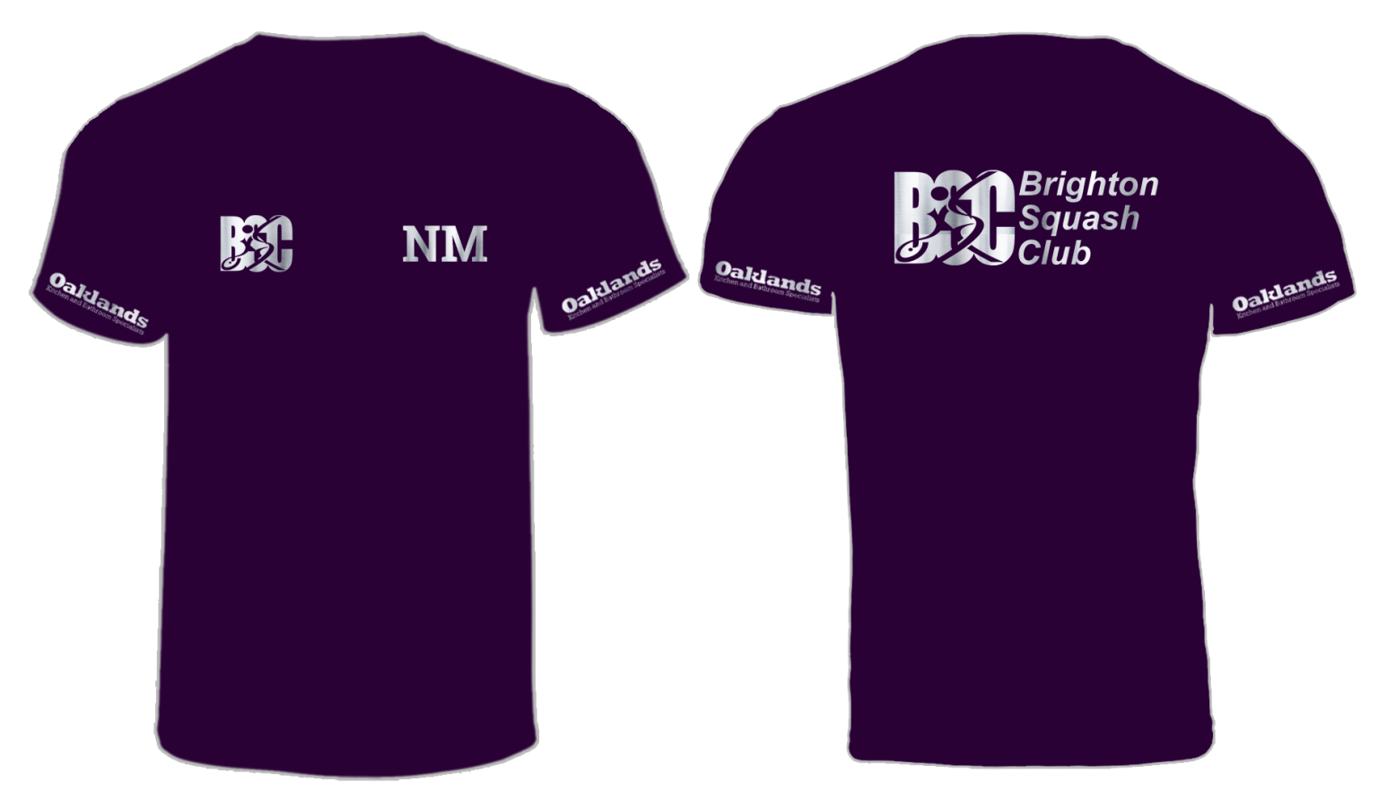Brighton Squash Club | Adult T-Shirt | Purple